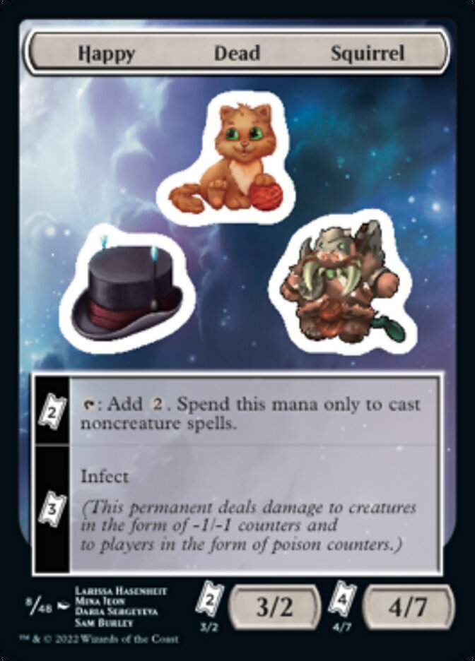 Happy Dead Squirrel [Unfinity Stickers] | Anubis Games and Hobby