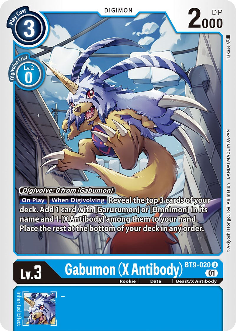 Gabumon (X Antibody) [BT9-020] [X Record] | Anubis Games and Hobby