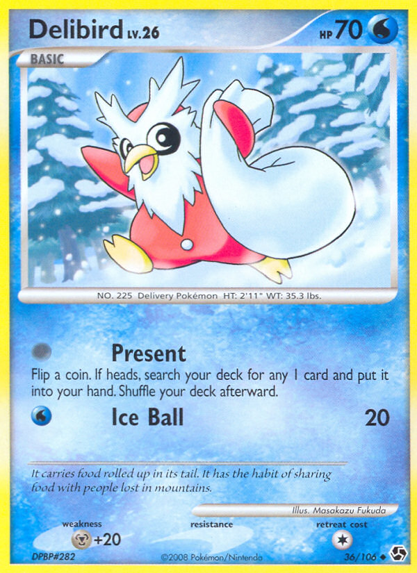 Delibird (36/106) [Diamond & Pearl: Great Encounters] | Anubis Games and Hobby