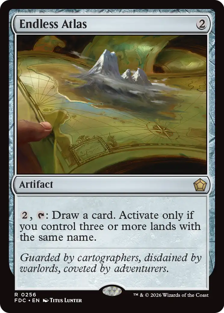Endless Atlas [Foundations Commander] | Anubis Games and Hobby