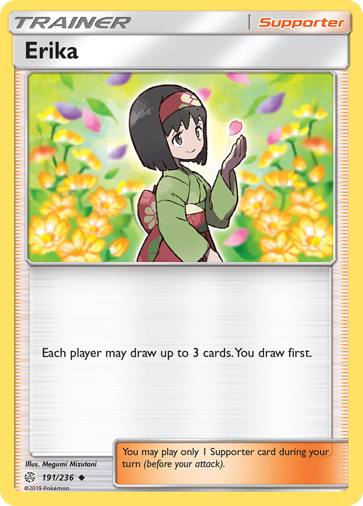 Erika (191/236) [Sun & Moon: Cosmic Eclipse] | Anubis Games and Hobby