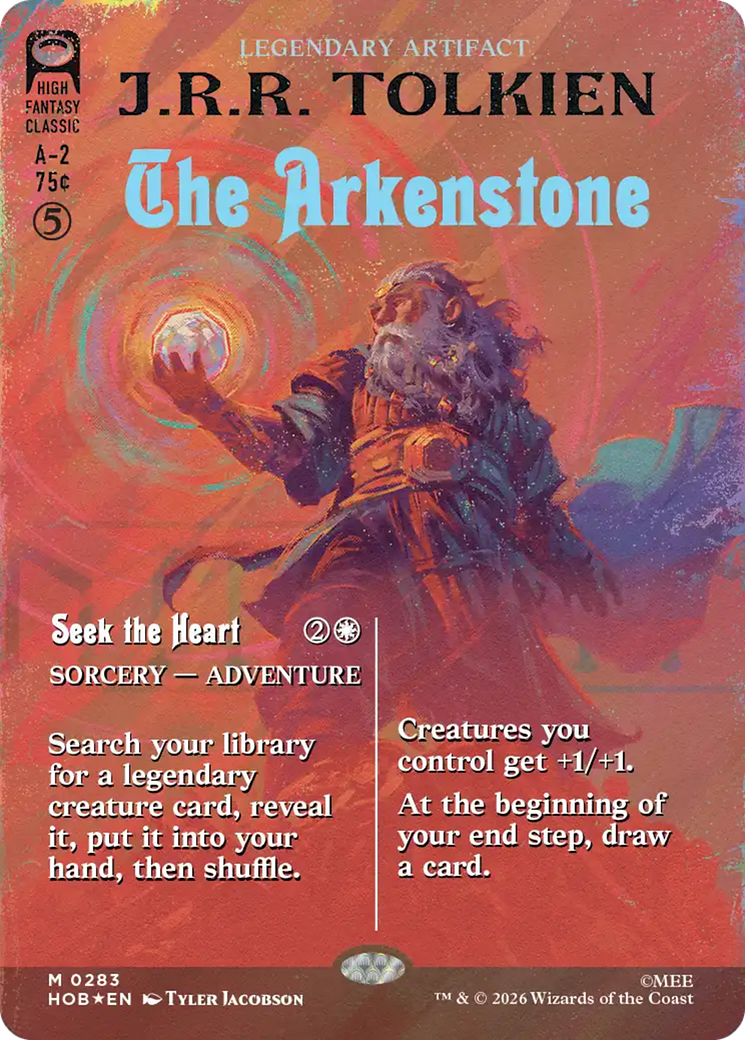 The Arkenstone (Borderless) (Surge Foil) [The Hobbit] | Anubis Games and Hobby
