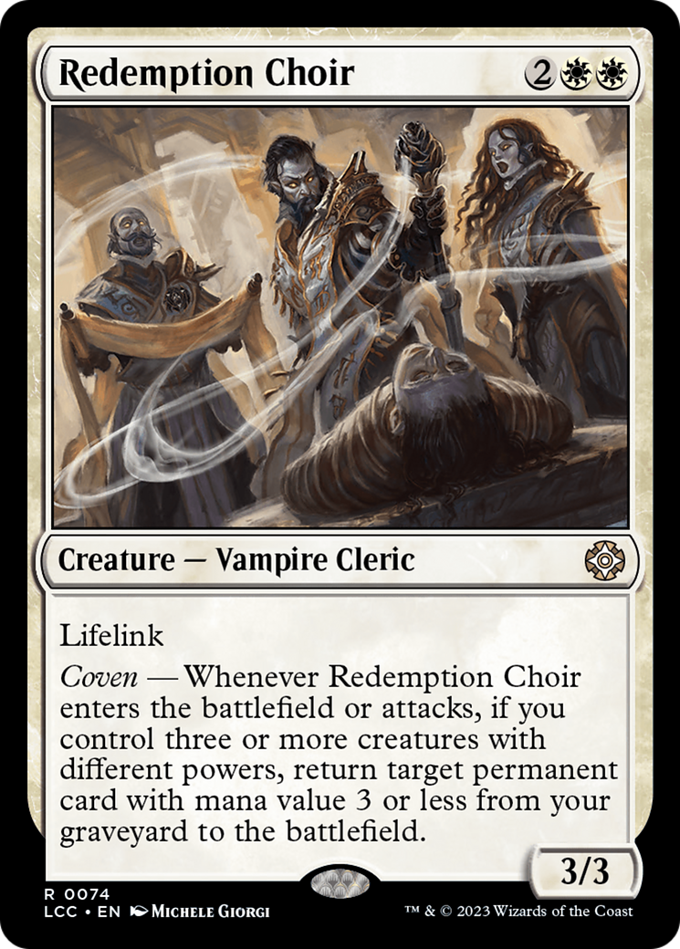 Redemption Choir [The Lost Caverns of Ixalan Commander] | Anubis Games and Hobby