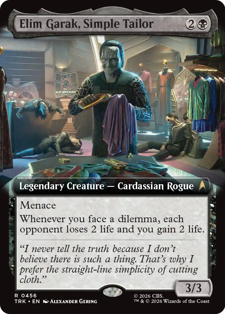 Elim Garak, Simple Tailor (Extended Art) [Star Trek] | Anubis Games and Hobby