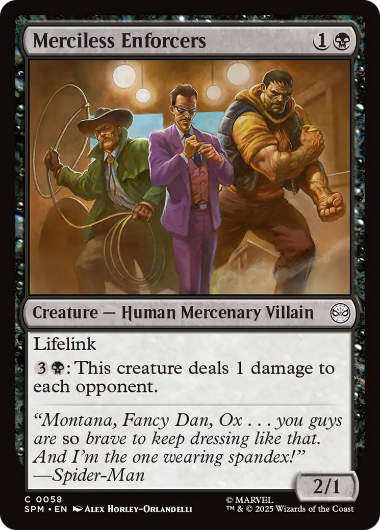 Merciless Enforcers [Marvel's Spider-Man] | Anubis Games and Hobby