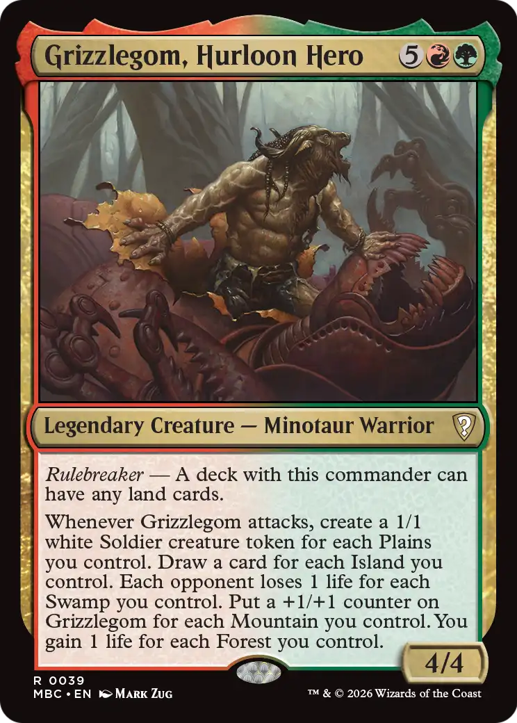 Grizzlegom, Hurloon Hero [Mystery Booster: Commander Edition] | Anubis Games and Hobby