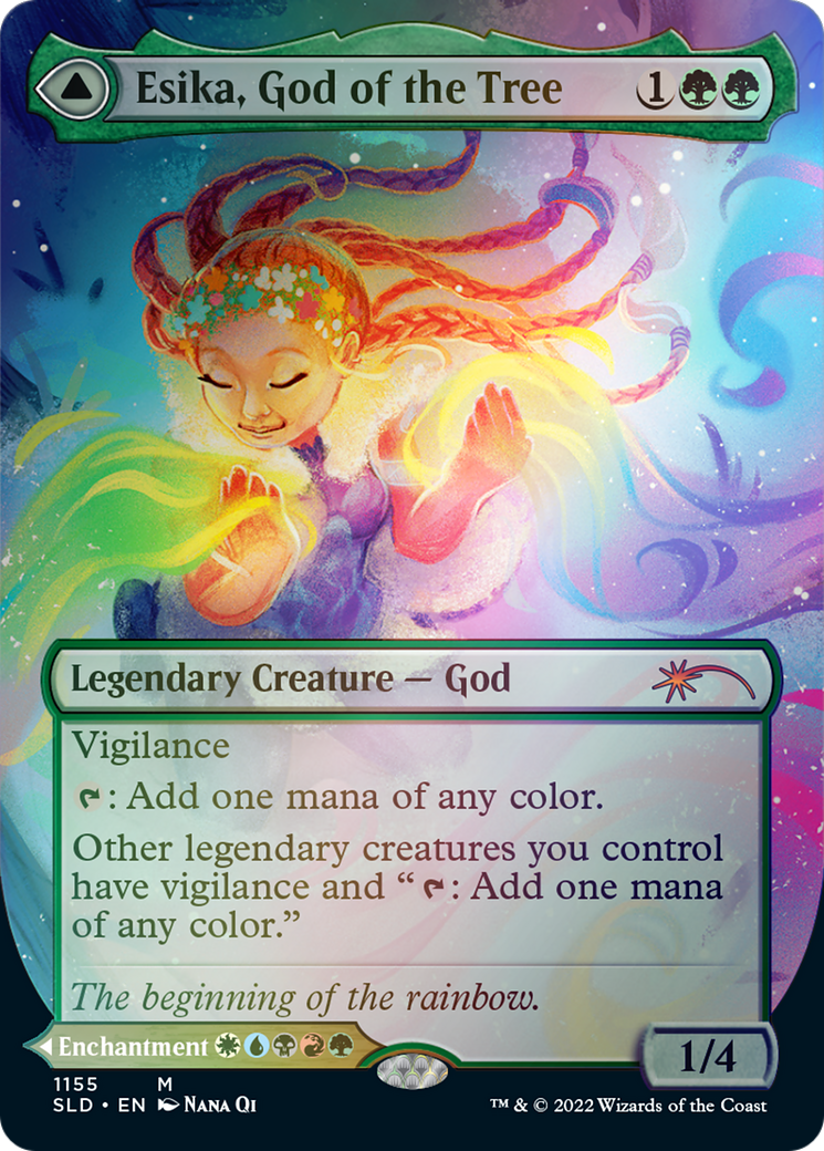 Esika, God of the Tree // The Prismatic Bridge (Borderless) [Secret Lair: From Cute to Brute] | Anubis Games and Hobby