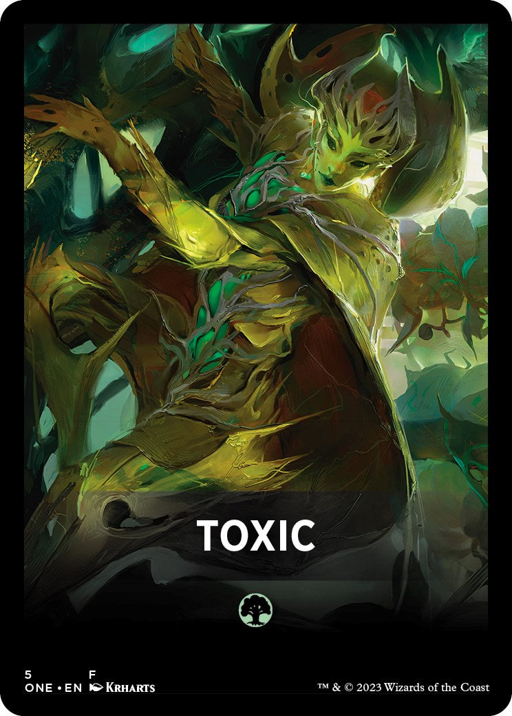 Toxic Theme Card [Phyrexia: All Will Be One Tokens] | Anubis Games and Hobby