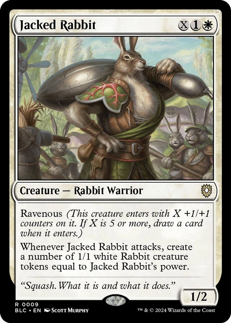 Jacked Rabbit [Bloomburrow Commander] | Anubis Games and Hobby