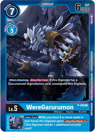 WereGarurumon [P-008] (Gift Box 2022) [Promotional Cards] | Anubis Games and Hobby