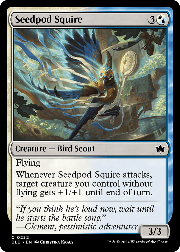 Seedpod Squire [Bloomburrow] | Anubis Games and Hobby