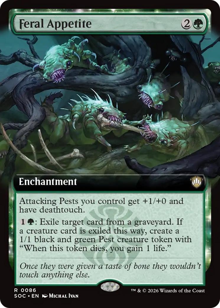 Feral Appetite (Extended Art) [Secrets of Strixhaven Commander] | Anubis Games and Hobby