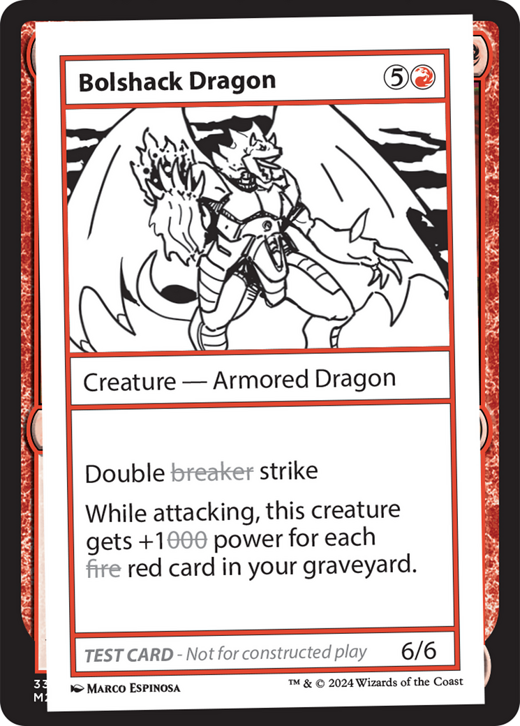 Bolshack Dragon [Mystery Booster 2 Playtest Cards] | Anubis Games and Hobby