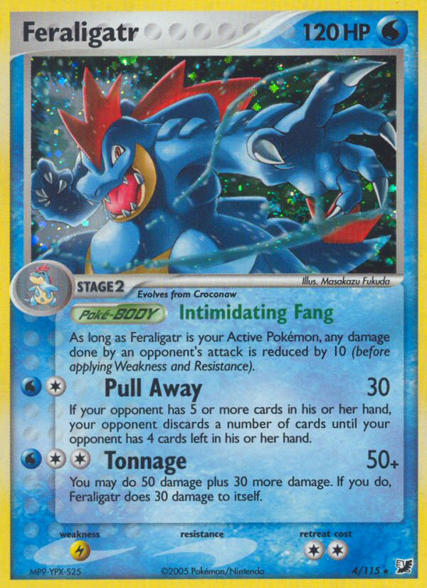 Feraligatr (4/115) [EX: Unseen Forces] | Anubis Games and Hobby