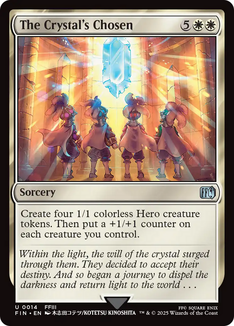 The Crystal's Chosen [FINAL FANTASY] | Anubis Games and Hobby