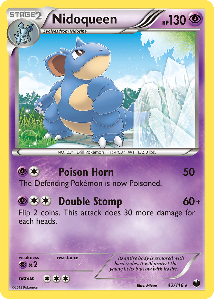 Nidoqueen (42/116) [Black & White: Plasma Freeze] | Anubis Games and Hobby
