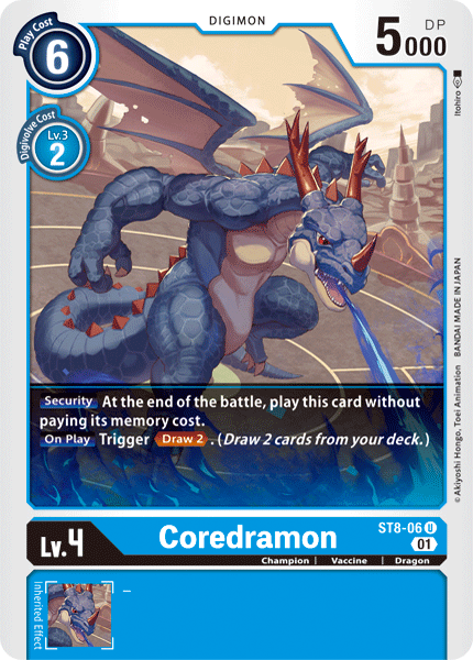 Coredramon [ST8-06] [Starter Deck: Ulforce Veedramon] | Anubis Games and Hobby