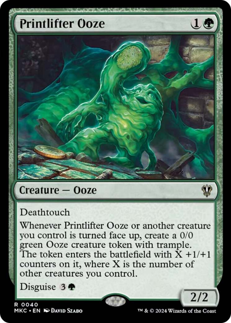 Printlifter Ooze [Murders at Karlov Manor Commander] | Anubis Games and Hobby