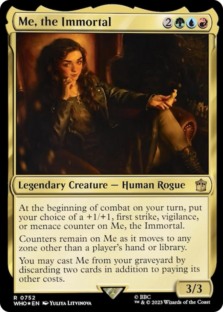 Me, the Immortal (Surge Foil) [Doctor Who] | Anubis Games and Hobby