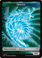 Fractal (0004) // Inkling (006) Double-Sided Token [Secrets of Strixhaven Tokens] | Anubis Games and Hobby