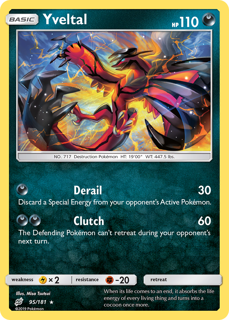Yveltal (95/181) [Sun & Moon: Team Up] | Anubis Games and Hobby