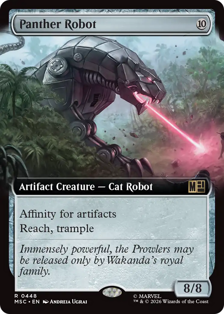 Panther Robot (Extended Art) [Marvel Super Heroes Commander] | Anubis Games and Hobby