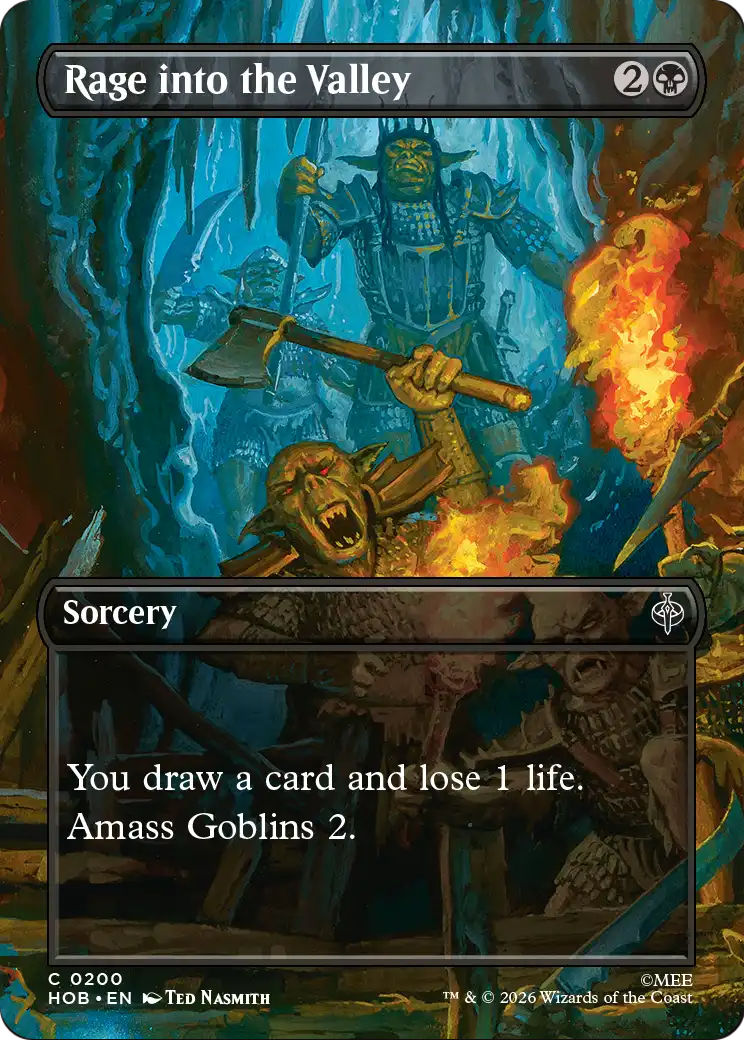 Rage into the Valley (Borderless) [The Hobbit] | Anubis Games and Hobby