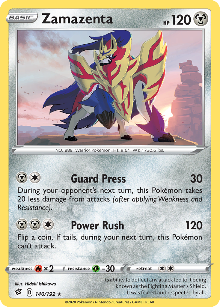 Zamazenta (140/192) [Sword & Shield: Rebel Clash] | Anubis Games and Hobby