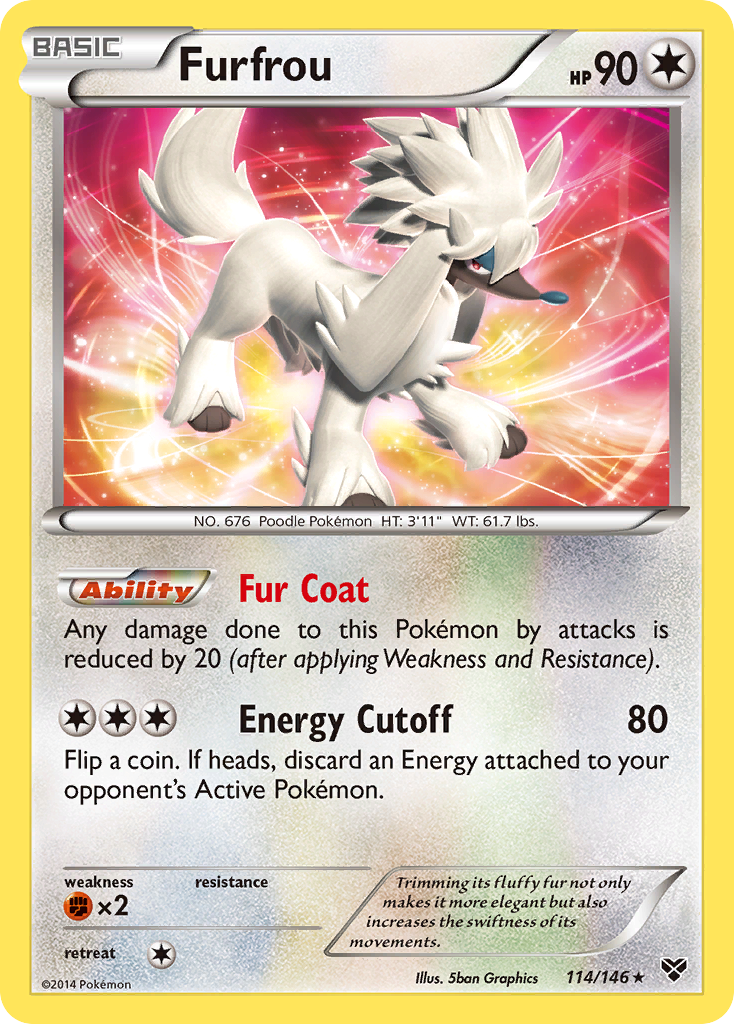 Furfrou (114/146) [XY: Base Set] | Anubis Games and Hobby