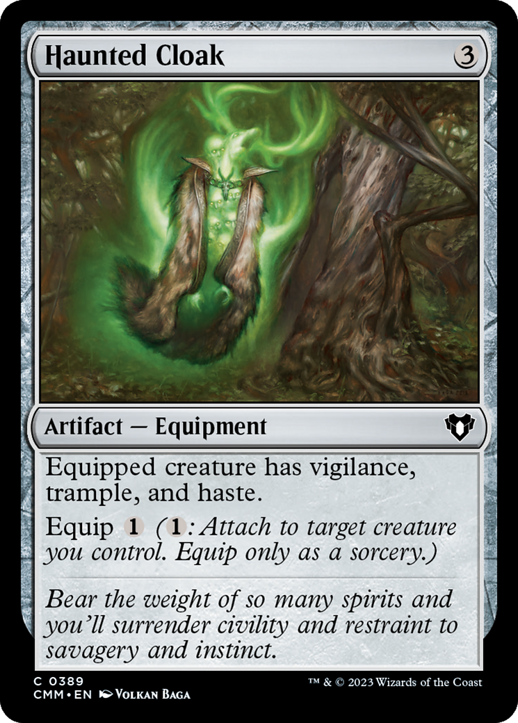 Haunted Cloak [Commander Masters] | Anubis Games and Hobby