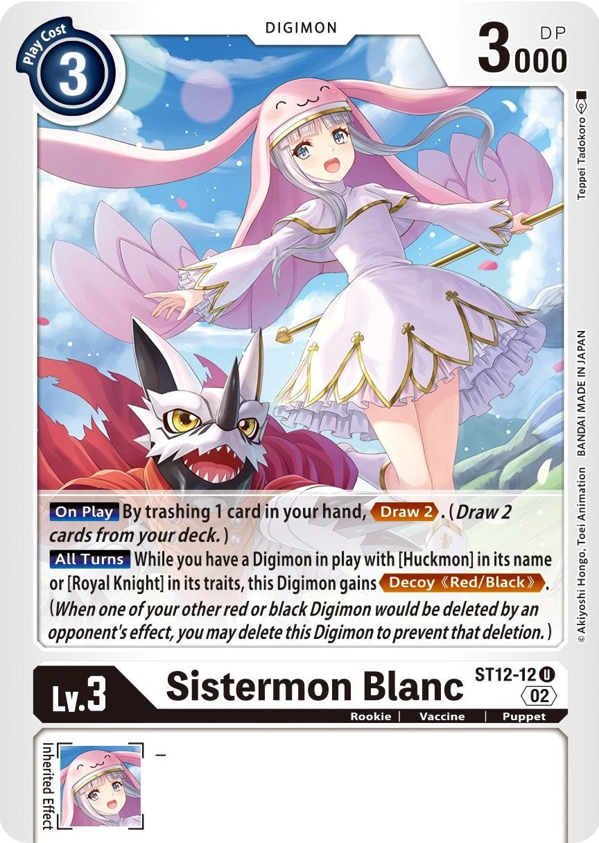 Sistermon Blanc [ST12-12] [Starter Deck: Jesmon] | Anubis Games and Hobby