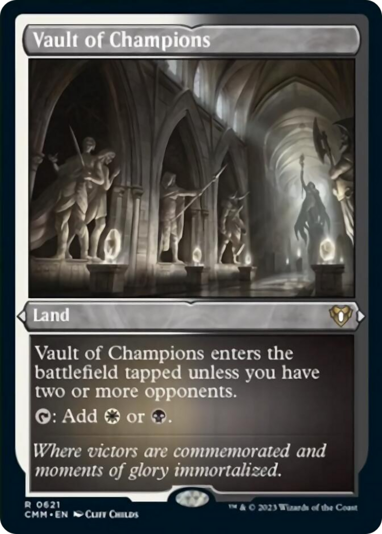 Vault of Champions (Foil Etched) [Commander Masters] | Anubis Games and Hobby