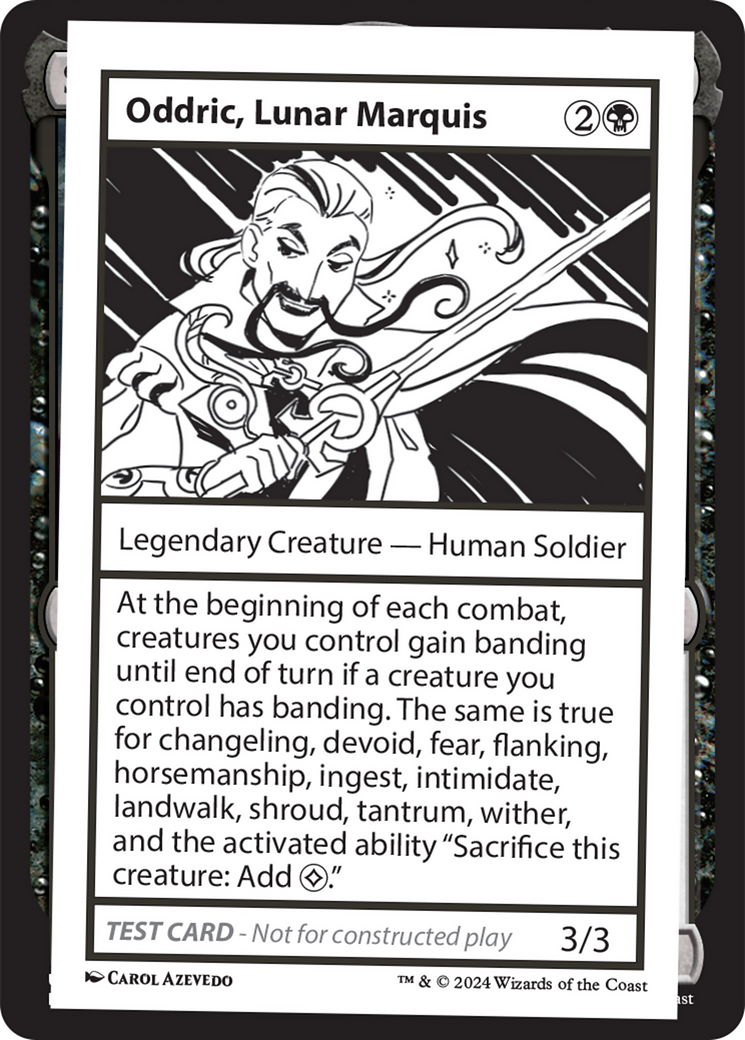 Oddric, Lunar Marquis [Mystery Booster 2 Playtest Cards] | Anubis Games and Hobby