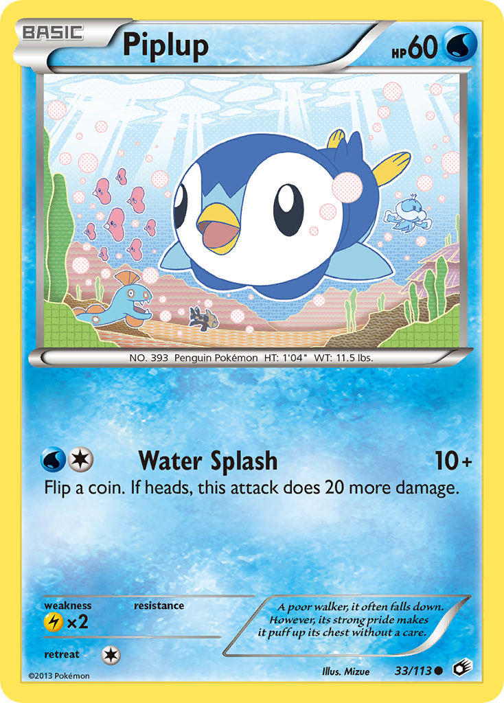 Piplup (33/113) [Black & White: Legendary Treasures] | Anubis Games and Hobby