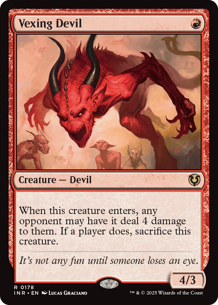 Vexing Devil [Innistrad Remastered] | Anubis Games and Hobby