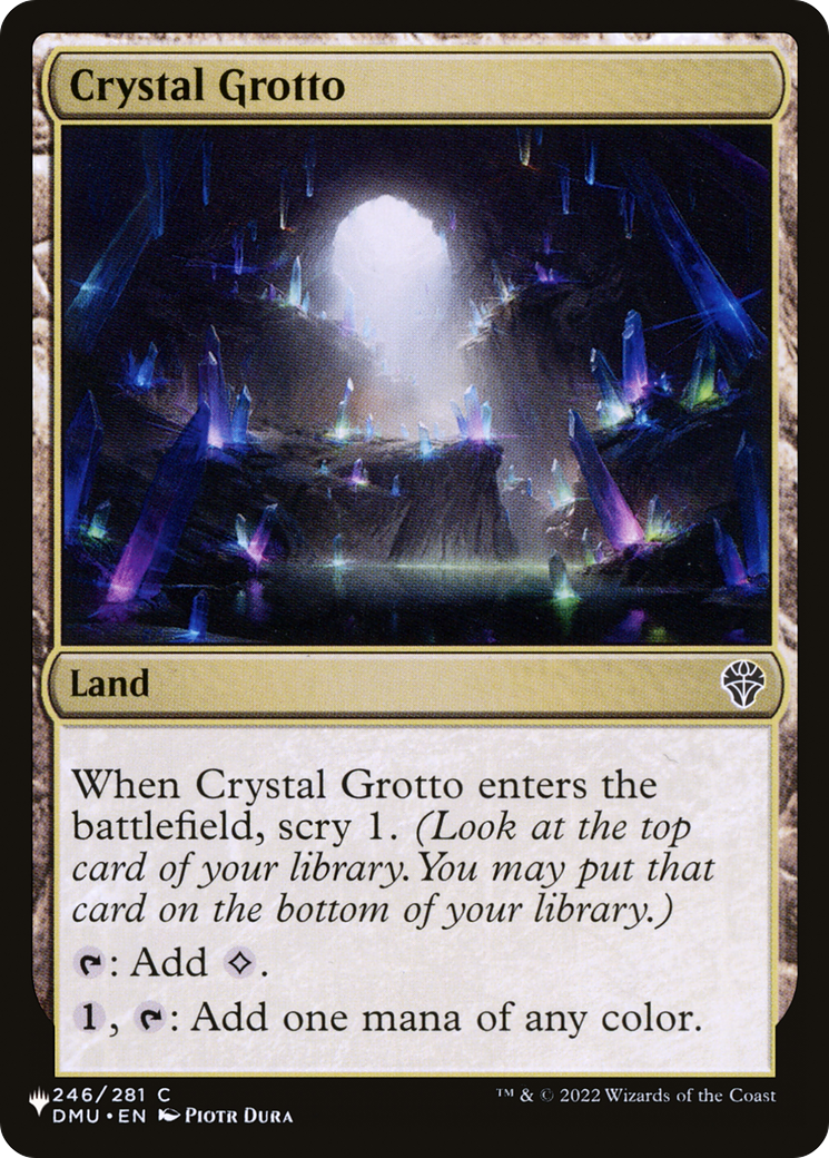 Crystal Grotto [The List Reprints] | Anubis Games and Hobby