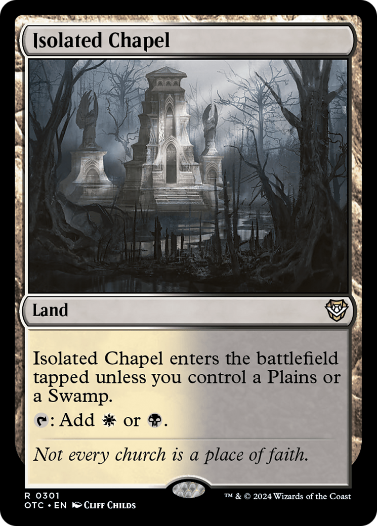 Isolated Chapel [Outlaws of Thunder Junction Commander] | Anubis Games and Hobby