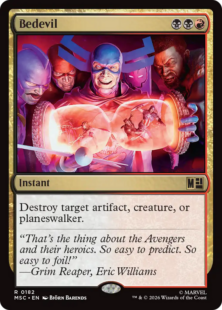 Bedevil (Surge Foil) [Marvel Super Heroes Commander] | Anubis Games and Hobby