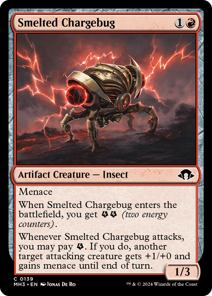 Smelted Chargebug [Modern Horizons 3] | Anubis Games and Hobby