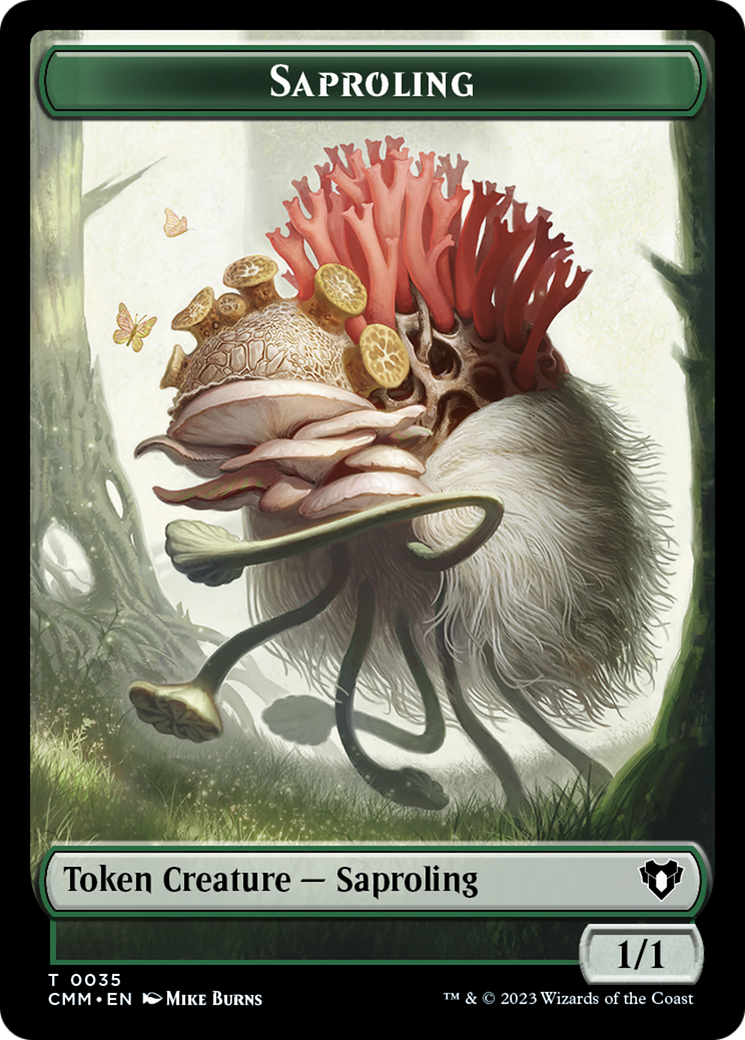 Saproling Token [Commander Masters Tokens] | Anubis Games and Hobby