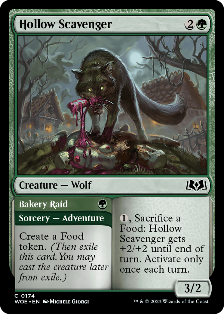 Hollow Scavenger // Bakery Raid [Wilds of Eldraine] | Anubis Games and Hobby