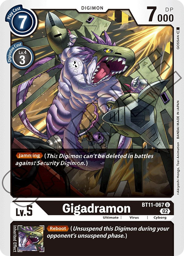 Gigadramon [BT11-067] [Dimensional Phase] | Anubis Games and Hobby