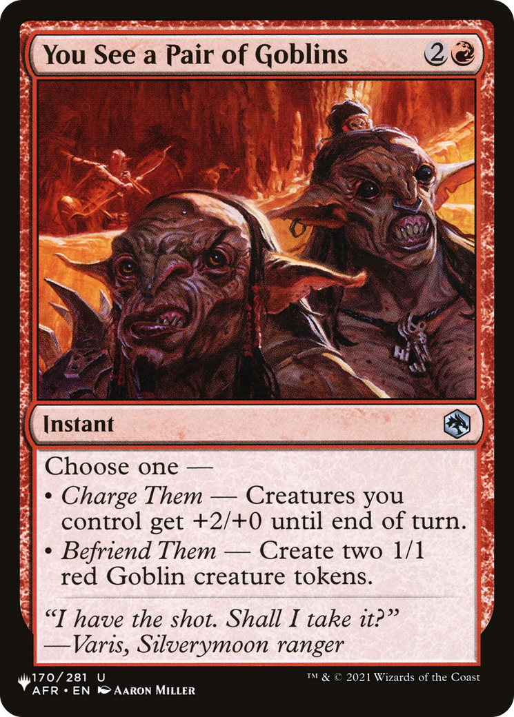 Dance with Goblins - Dance with Calamity [Secret Lair Drop Series] | Anubis Games and Hobby