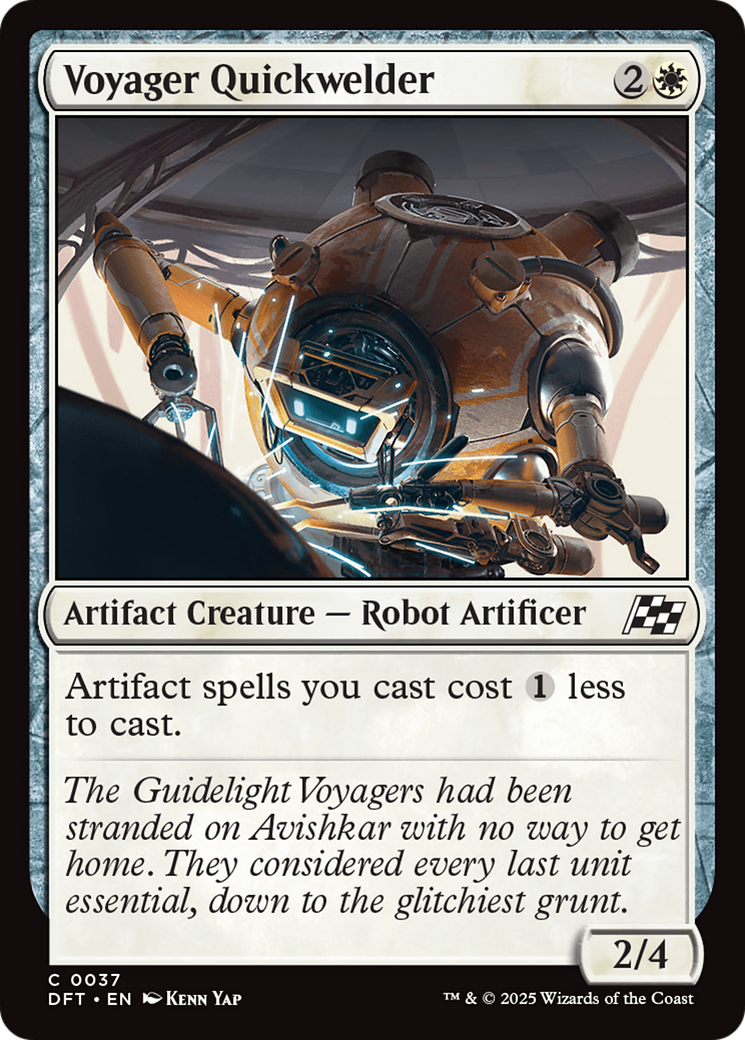 Voyager Quickwelder [Aetherdrift] | Anubis Games and Hobby