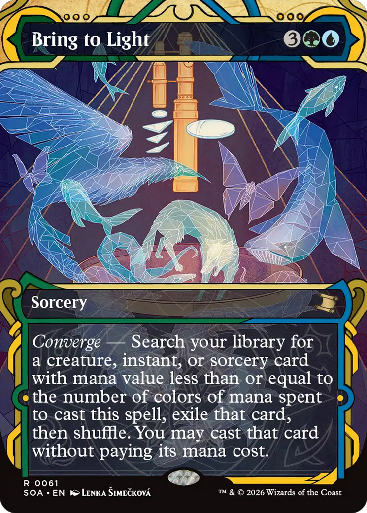 Bring to Light (Japanese Silver Scroll Foil) [Secrets of Strixhaven: Mystical Archive] | Anubis Games and Hobby