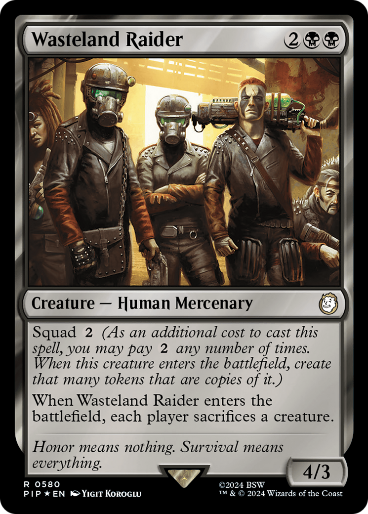 Wasteland Raider (Surge Foil) [Fallout] | Anubis Games and Hobby