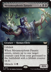 Metamorphosis Fanatic (Extended Art) [Duskmourn: House of Horror Commander] | Anubis Games and Hobby