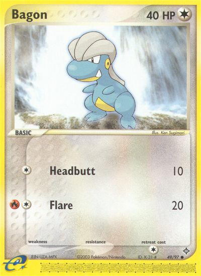 Bagon (49/97) [EX: Dragon] | Anubis Games and Hobby