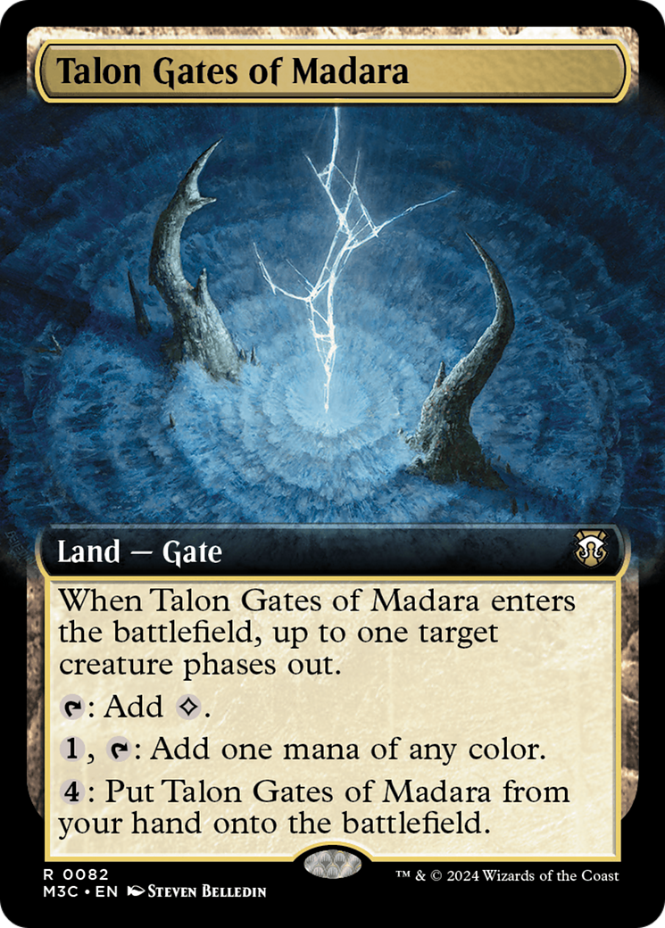 Talon Gates of Madara (Extended Art) (Ripple Foil) [Modern Horizons 3 Commander] | Anubis Games and Hobby