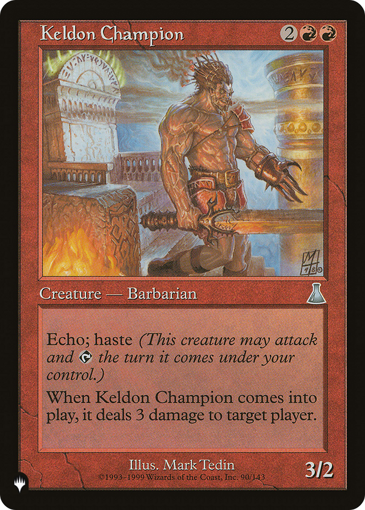 Keldon Champion [The List Reprints] | Anubis Games and Hobby